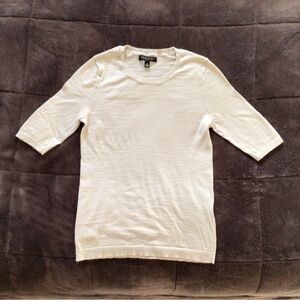 Banana Republic Taupe 100% Merino Wool Top in Sz S